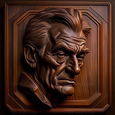 3D model Louis Loeb American artist (STL)